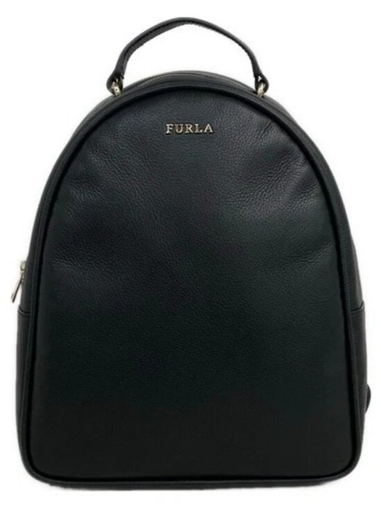 FURLA - Black Leather Backpack main image 5